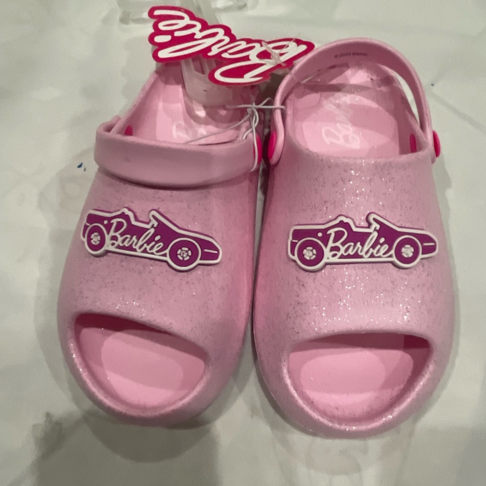 Barbie Sparkle Pink Sandals New size 10C